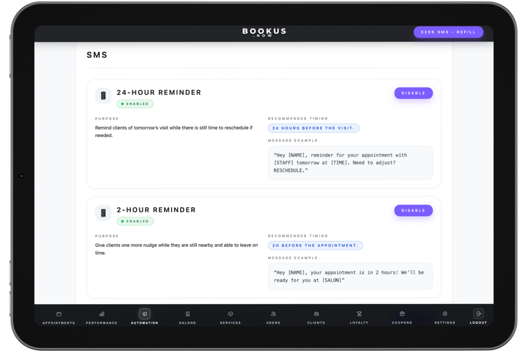 SMS Automations (Retention) screenshot 1